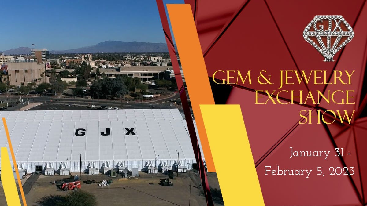 GJX Gem & Jewelry Exchange Show February 2023 banner