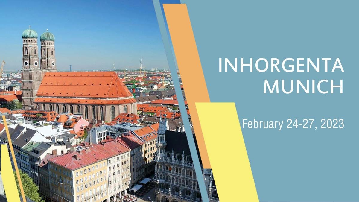 Inhorgenta Munich jewellery show February 2023 banner
