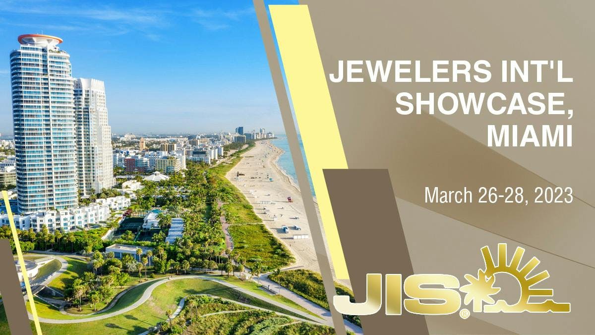 Jewelers Int'l Showcase, Miami Beach March 2023 banner