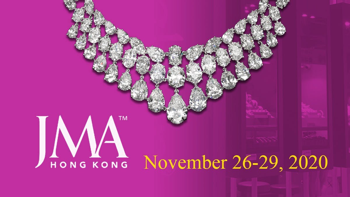 JMA Hong Kong international jewelry event trade show 2020 Nov 