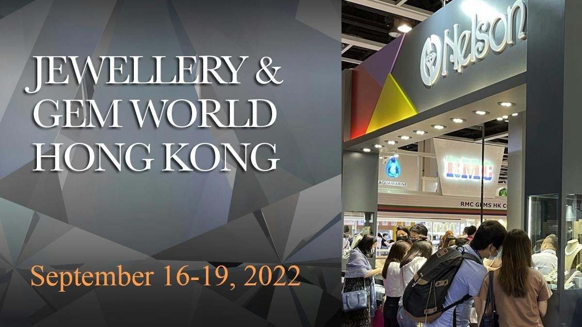 Hong Kong Jewellery & Gem World 2022 September trade show 