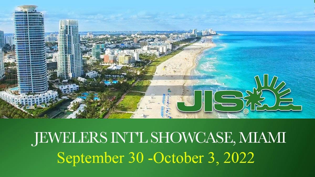 JIS Jewelers International Showcase, Miami Beach October 2022 jewelry trade show USA