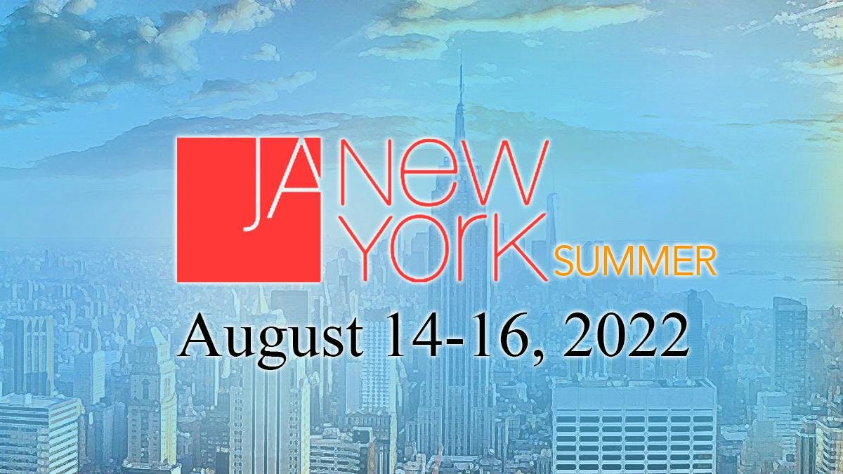 JA New York Summer Show August 2022 USA jewelry trade show